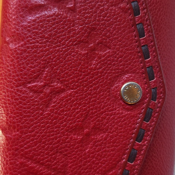 Louis Vuitton Empreinte Red Leather Wallet - Picture 9 of 9